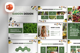 Garden Design Company PowerPoint Template